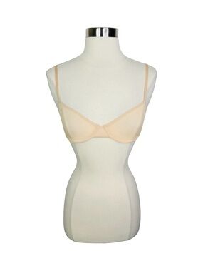 Smoothez by aerie Balconette Sheer Mesh Bra - Size 32C - Nude